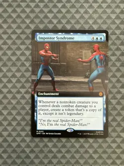 MTG Impostor Syndrome #0251 Extended Art Mythic Marvel’s Spider-Man (SPM) - Image 1