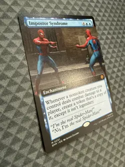 MTG Impostor Syndrome #0251 Extended Art Mythic Marvel’s Spider-Man (SPM) - Image 2