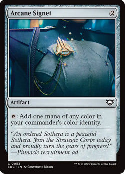 Arcane Signet #53 | NM | Edge of Eternities Commander EOC Magic MTG - Image 1