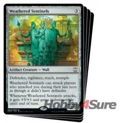 Weathered Sentinels X4 M/NM Magic MTG Streets Of New Capenna: Commander - Image 1