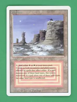 Magic The Gathering MTG Plateau (Revised) - Image 1