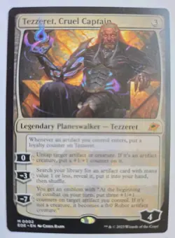 Tezzeret, Cruel Captain #0002 Edge of Eternities (EOE) Rare NM MTG - Image 1