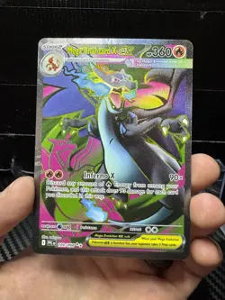 Mega Charizard X EX 109/094 Full Art Phantasmal Flames English Pokemon TCG - Image 5