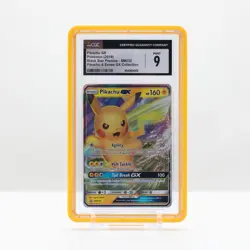 Pokemon Pikachu GX Holo #SM232 Pikachu & Eevee GX Coll Promo 2019 - CGC 9 Mint - Image 1