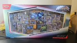 2x Pokemon Prismatic Evolutions Lucario EX and Tyranitar EX Premium Collection - Image 1