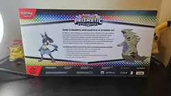 2x Pokemon Prismatic Evolutions Lucario EX and Tyranitar EX Premium Collection - Image 4