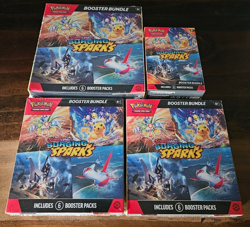 Pokemon TCG Surging Sparks Booster Bundle SV08 Sealed LOT OF 4 - Image 1