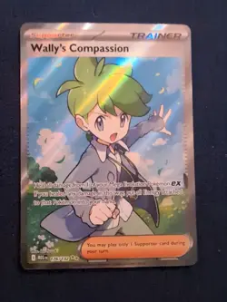 Wally's Compassion 176/132 Full Art Ultra Rare - Pokemon TCG: Mega Evolution NM - Image 1