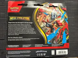 Pokemon TCG Mega Evolution 3 Pack Blister w/ Psyduck Promo SEALED! Brand New! - Image 2