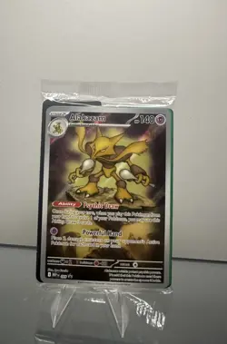 Pokemon TCG Alakazam Mega Evolution 009 Black Star Promo SEALED - Image 2