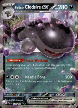 Paldean Clodsire ex - Double Rare - Paldea Evolved 130/193 - MINT - Pokemon - Image 1