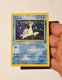 Pokemon Lapras 10/62 Fossil Holo Rare MP - Image 3