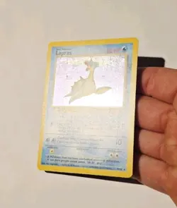 Pokemon Lapras 10/62 Fossil Holo Rare MP - Image 4