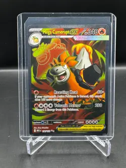 POKEMON MEGA EVOLUTION! MEGA CAMERUPT EX! ULTRA RARE! FULL ART! 156/132 - Image 1