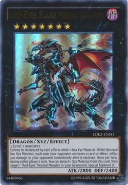 Yugioh! MP Red-Eyes Flare Metal Dragon - LDK2-ENJ41 - Ultra Rare - Unlimited Edi - Image 1