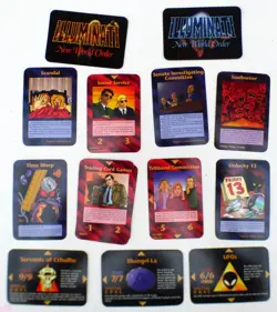 Illuminati: New World Order. Limited Edition. Common Cards. NM - Image 1