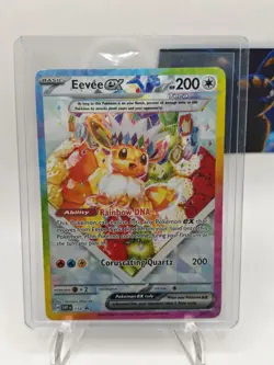 Pokemon TCG Eevee EX SVP174 Prismatic Evolutions SPC Promo Card - Image 1