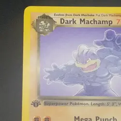 Dark Machamp 27/82 - 1ST EDITION RARE NON-HOLO - Team Rocket Pokemon CARD NM/LP - Image 2