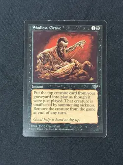 Shallow Grave Mirage MTG Magic The Gathering Card - Image 1