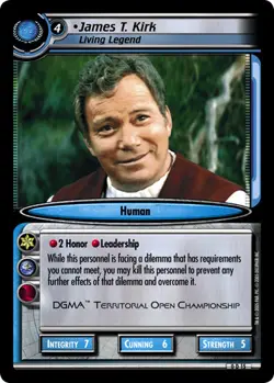 Star Trek 2E: James T. Kirk, Living Legend [Promo] [Lightly Played] Promo Cards - Image 1