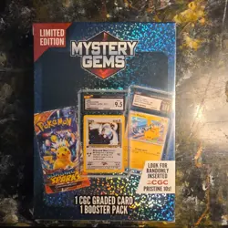Pokemon TCG: Limited Edition Mystery Gems (1 Graded Card, 1 Booster Pack) - Image 1