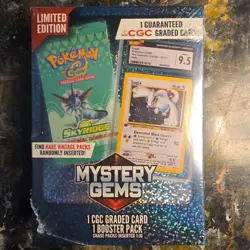 Pokemon TCG: Limited Edition Mystery Gems (1 Graded Card, 1 Booster Pack) - Image 2