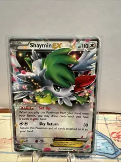 Pokemon Shaymin EX Card Holo Rare XY 77/108 Trading Card Game Jasper Eriksen - Image 1