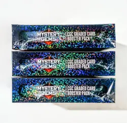 Pokemon TCG: Limited Edition Mystery Gems (1 Graded Card, 1 Booster Pack) X3 - Image 2