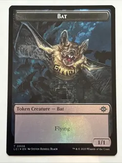 MTG The Lost Caverns of Ixalan Treasure/Bat Token Foil 0018/0006 NM - Image 2