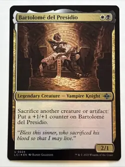 MTG The Lost Caverns of Ixalan Bartolome del Presidio Foil 0224 NM - Image 1