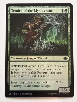 MTG The Lost Caverns of Ixalan Tendril of the Mycotyrant Foil 0215 NM - Image 1