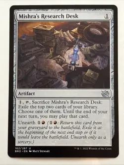 MTG The Brothers' War Mishra's Research Desk 162/287 NM - Image 1