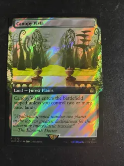 MTG - NM - SURGE FOIL - Canopy Vista - Universe Beyound Dr. Who - Image 1