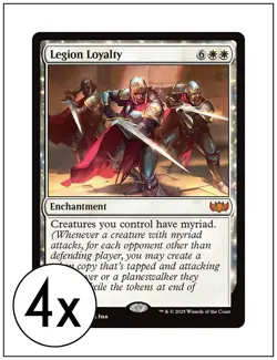 4x Legion Loyalty, Tarkir Dragonstorm Commander, Magic MTG NM - Image 1