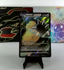 Pokemon Snorlax V 141/202 Sword & Shield Ultra Rare Holo NM - Image 2