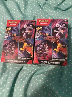 Pokemon TCG: Destined Rivals Booster Bundle Sealed LOT OF 2 - Image 1