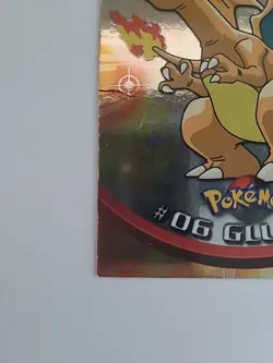 Pokemon - Topps - #06 Glurak (German Charizard) - Foil - Deutsch | Acrylic Case - Image 5