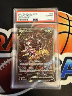 Pokemon 2022 Giratina V 186/196 Alt Art Lost Origin GEM MINT PSA 10 - Image 1