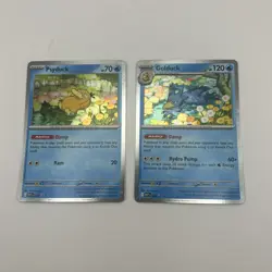Pokemon TCG Mega Evolutions Psyduck + Golduck Promos MEP EN 007 + 008 - Image 1