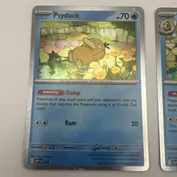 Pokemon TCG Mega Evolutions Psyduck + Golduck Promos MEP EN 007 + 008 - Image 2