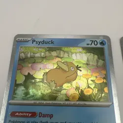 Pokemon TCG Mega Evolutions Psyduck + Golduck Promos MEP EN 007 + 008 - Image 3