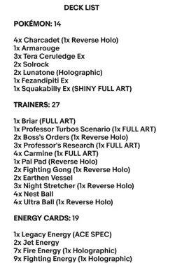 Ceruledge Ex & Lunatone - Pokemon TCG - OutTheBoxTCG Meta & Standard Decks - Image 2