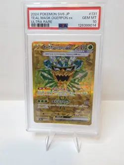 Pokemon PSA 10 Teal Mask Ogerpon Ex Ultra Rare 131/101 Transformation Mask Jpn - Image 1