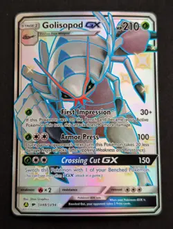 Golisopod GX SV48/SV94 Hidden Fates Shiny Vault Holo Pokemon TCG LP - Image 1