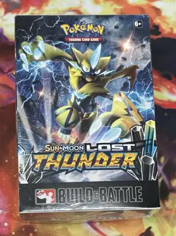 NEW Pokemon Sun & Moon LOST THUNDER Build & Battle Factory Sealed FREE SHIPPING - Image 1