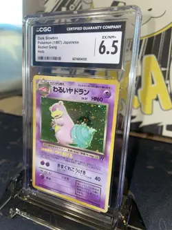 1997 Pokemon Rocket Gang Dark Slowbro Japanese Holo R - CGC 6.5 - Image 3