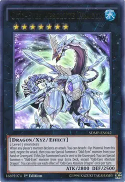 Yugioh! LP Odd-Eyes Absolute Dragon - SDMP-EN042 - Ultra Rare - 1st Edition Ligh - Image 1