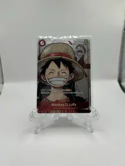 Monkey.D.Luffy (Alternate Art) P-001 One Piece Promotion Cards Foil - Image 1