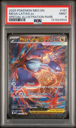 PSA 9 Mega Latias Gx SIR Mega Evolution Full Alt Art Pokemon Card #181 Mint - Image 1