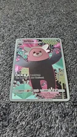 NEW ~ ART CARD ~ Pokemon Pocket TCG Bewear Illustration Immersive TEXTURED - Image 4